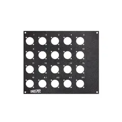 PROkabel Frontplate 16/4 A/B-Typ 4HEx3BE 19" modulsystem