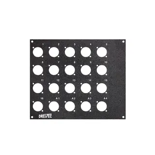 PROkabel Frontplate 16/4 A/B-Typ 4HEx3BE 19" modulsystem