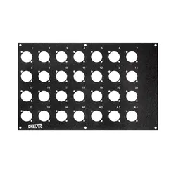 PROkabel Frontplate 24/4 A/B-Typ 4HEx4BE 19" modulsystem