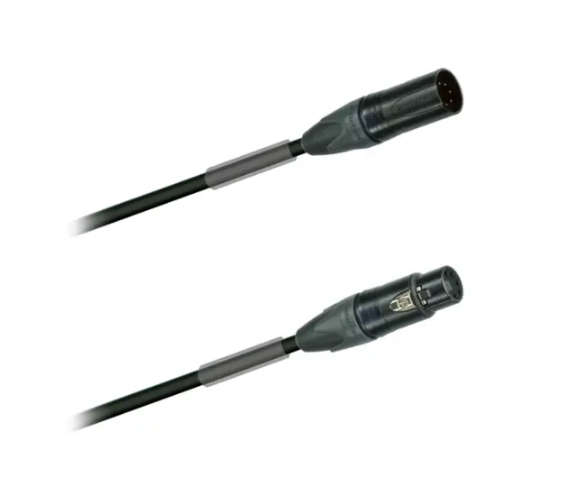 PROkabel AES/EBU 5m, 110 Ohm DMX 5 pin Neutrik NC5MXX-> NC5FXX m/krymp 