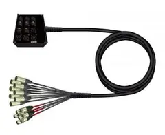 PROkabel 8/4 Multikabel, 15M NEUTRIK plugger