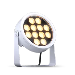 DTS DOCTUS 12 WH Sølv 3000k IP65 Warm LED spot