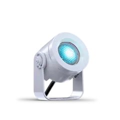DTS DOCTUS 1 Sølv IP65 RGBW LED spot