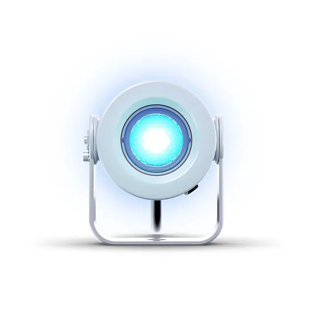 DTS DOCTUS 1 Sølv IP65 RGBW LED spot narrow 