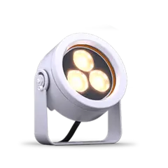 DTS DOCTUS 3 WH Sølv 3000k IP65 Warm LED spot