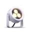 DTS DOCTUS 3 WH Sølv HoneyComb 3000k IP65 Warm LED spot narrow 