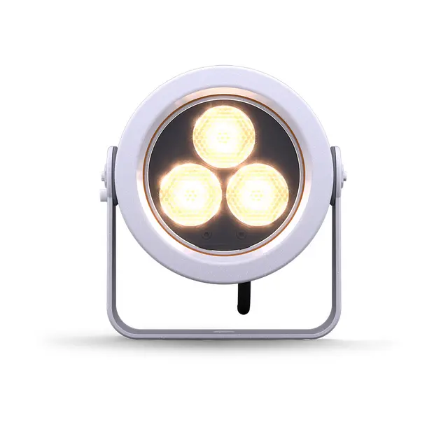 DTS DOCTUS 3 WH Sølv 3000k IP65 Warm LED spot narrow 