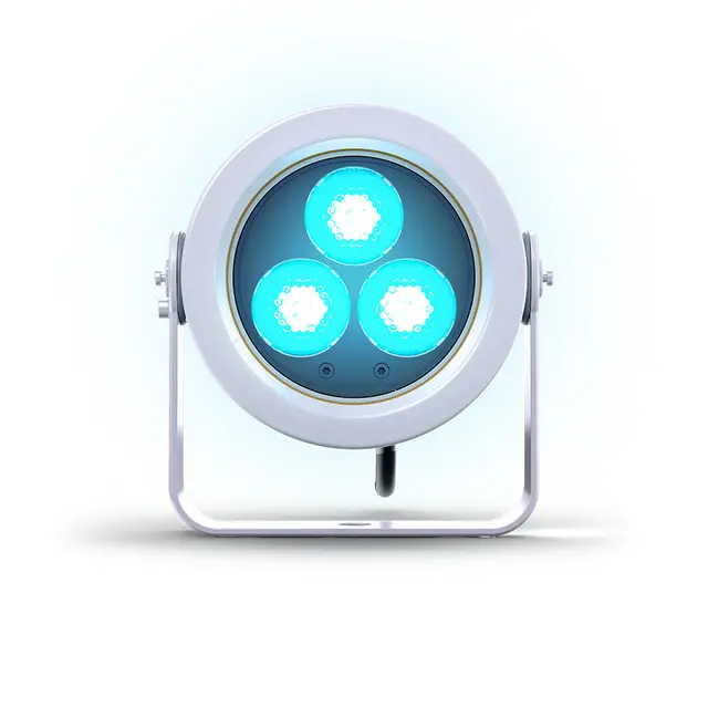 DTS DOCTUS 3 Sølv IP65 RGBW LED spot narrow 