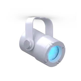 DTS FOCUS 1 Sølv RGBW LED spot
