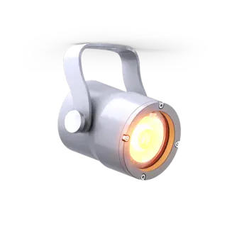 DTS FOCUS 1 PINSPOT WH Sølv RGBW LED UltraNarrow