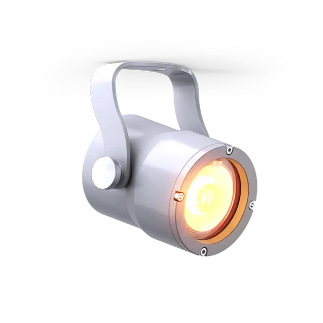 DTS FOCUS 1 PINSPOT WH Sølv RGBW LED UltraNarrow 