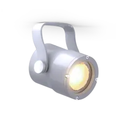 DTS FOCUS 1 POWER WH Sølv RGBW LED spot