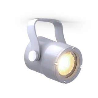 DTS FOCUS 1 POWER WH Sølv RGBW LED spot