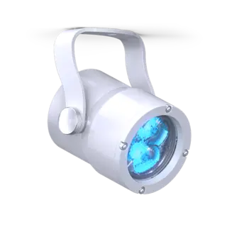 DTS FOCUS 3 Sølv RGBW og RGBA LED spot