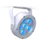 DTS FOCUS 6 Sølv RGBA LED spot Spot Narrow 