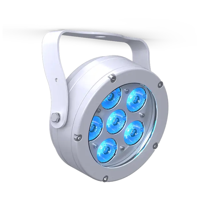 DTS FOCUS 6 Sølv RGBW LED spot Spot Narrow 