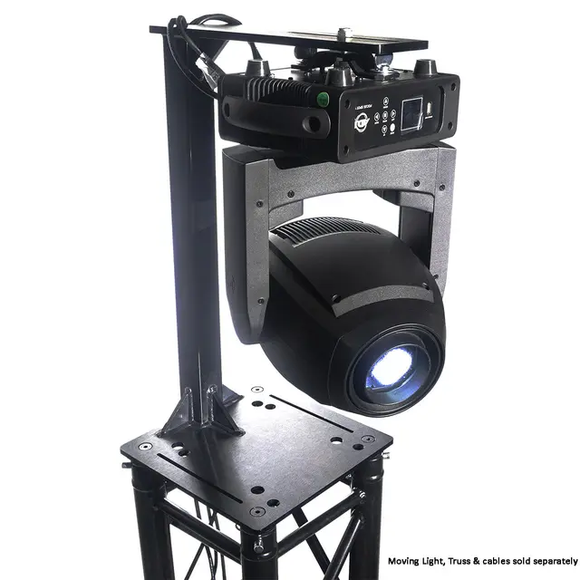 DuraTruss Fixture Suspension Black Allows to hang a fixture upside down 