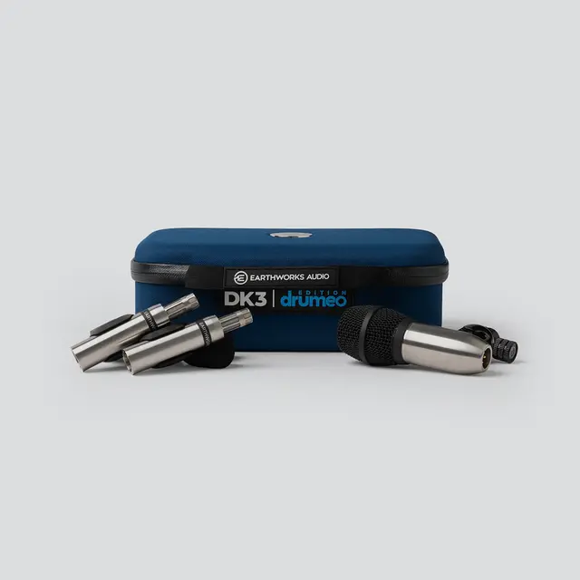 Earthworks DK3 trommemikrofonsett 2x SR20 Gen 2 + DM6, med koffert 
