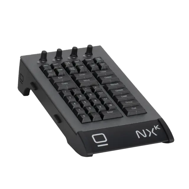 Elation NX-K keypad Kontrollfunksjoner for NX1 