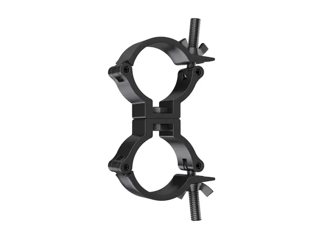 Fenix AC-653B Dobbel swivel clamp Bredde: 30mm. Belastning: 100kg. Sort 