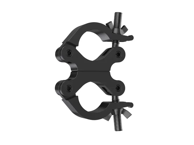 Fenix AC-654B Dobbel swivel clamp Bredde: 30mm. Belastning: 250kg. Sort 