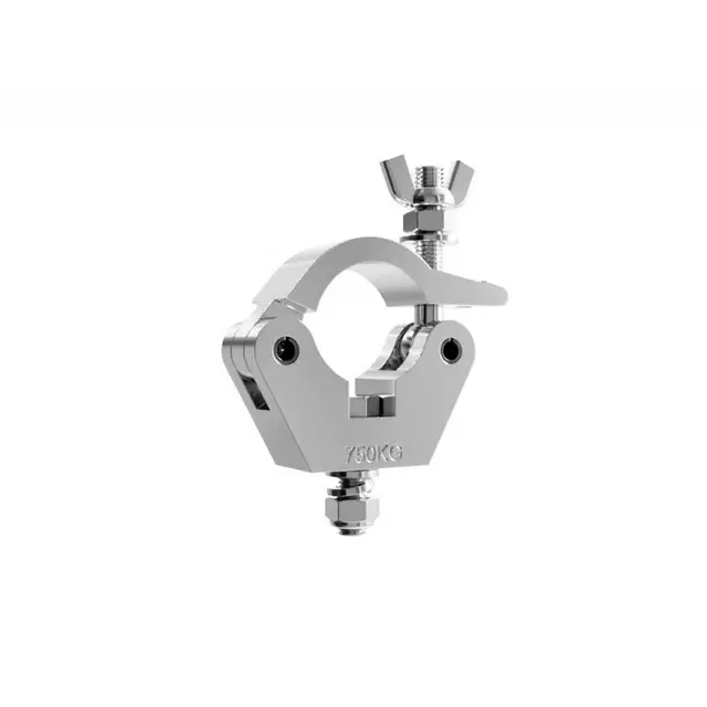 Fenix AC-656 Clamp 50mm rør, width 30mm last 750kg, sølv, M12 bolt 
