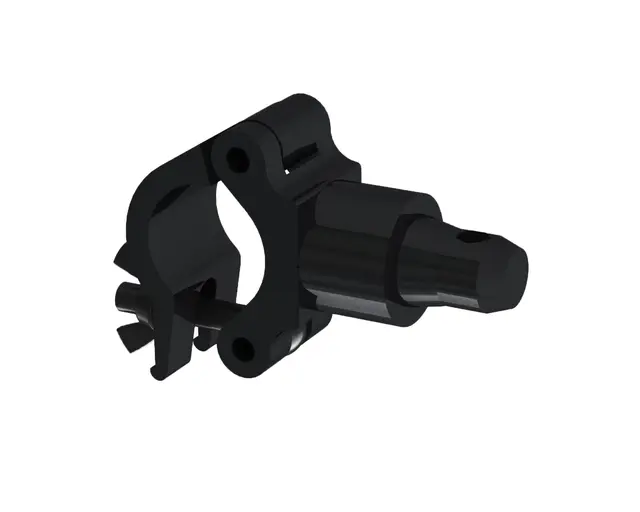 Fenix AC-670B Clamp 35mm avstandsstykke Bredde: 50mm. Belastning: 200kg. Sort 