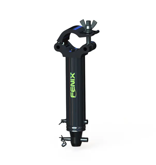 Fenix AC-673B Clamp 210mm avstandsstykke Bredde: 50mm. Belastning: 500kg. Sort 
