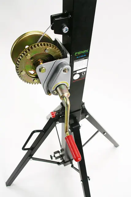 Fenix Nemesis PRO, Sort, 3,80m, 100kg, egenvekt 26 kg, høyde 1,38m, ext adapter 