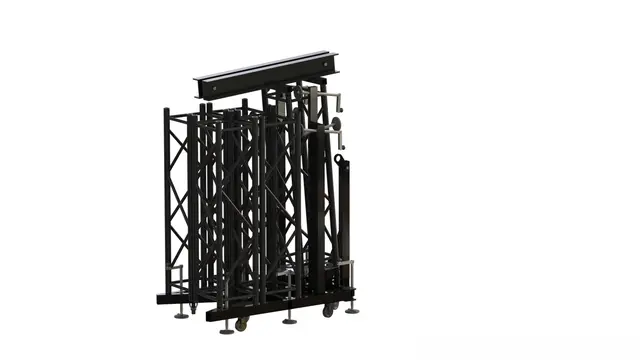 Fenix PACQ1000 Kompakt løftetårn Løfteevne på 1000kg og 8m løftehøyde 