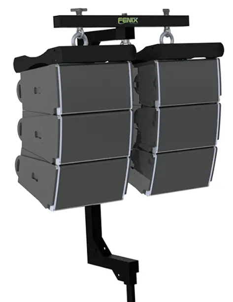 Fenix AC-567PROB Høyttalerstat 3 Punkt C-form, 110 Kg, 35mm, 