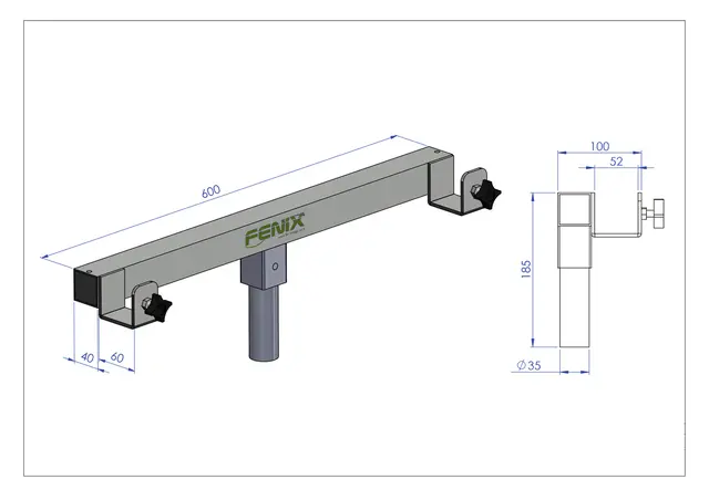 Fenix One electrified bar stand MEGARA / ELV Series 