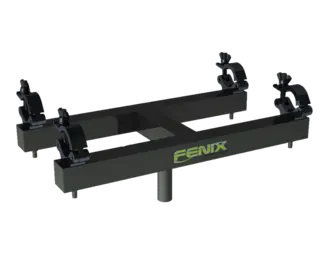 Fenix "H"-shaped stand for truss MEGARA / ELV Series. Black
