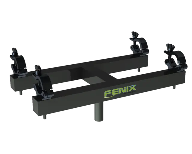 Fenix "H"-shaped stand for truss MEGARA / ELV Series. Black 