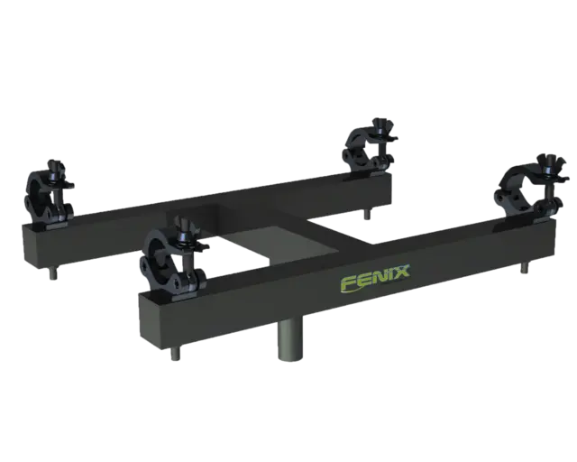 Fenix "H"-shaped stand for truss MEGARA / ELV Series. Black 