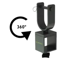 Fenix Rotating stand for truss, black AT / HERCULES / IN Series. Black
