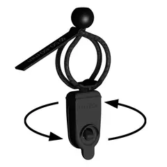 Gerriets G-QUICK 2.0 Ø 50-60 mm, Black