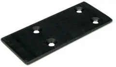 H-Track plate for sidemontering av brytehjul