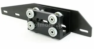 H-Track Overlapp vogn 15cm M/kulelager