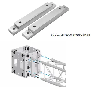 Prolyte H40R-MPT010-ADAP Adapter for sleeve block MPT Tower 
