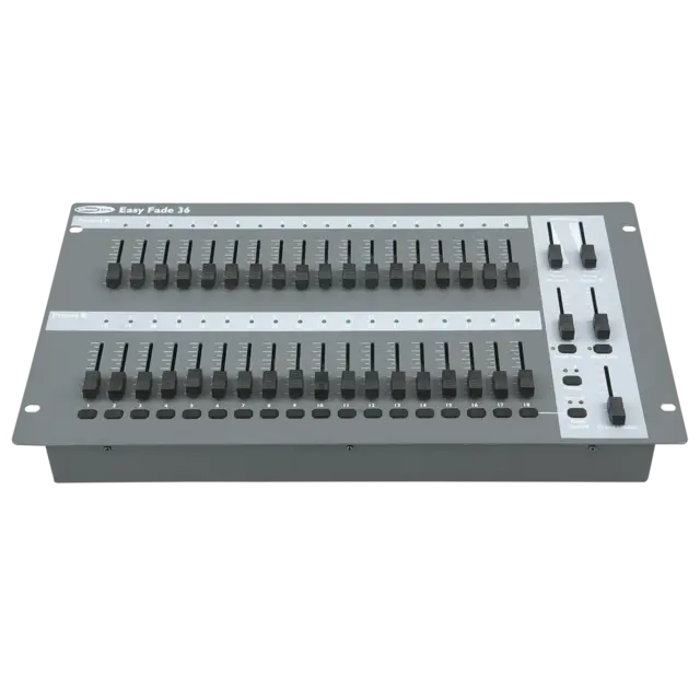 Showtec Easy fade 36 DMX Controller 2 x 18 preset eller 36 singel preset 