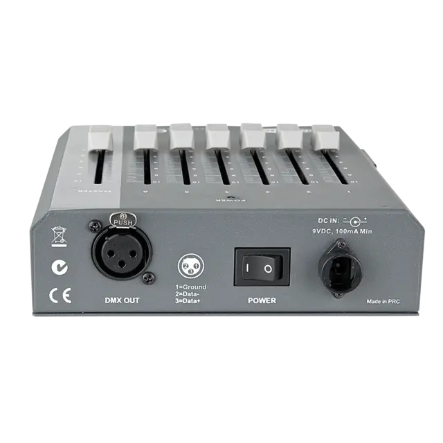 Showtec SDC-6 6 kanals lysmikser 6 xfadere, batteri og power 