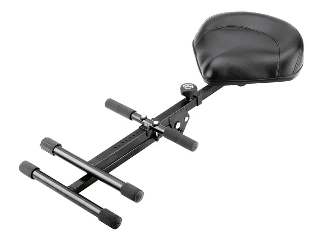 K&M 14045 Stol, barkrakk 60-90cm Skinns Skinnsete + fotbøyle 