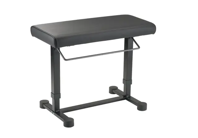 K&M 14080 Keyboard bench UPLIFT 45-60 cm Black sky seat, pneumatic spring 