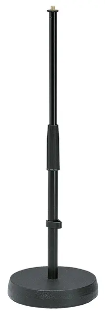 K&M 233 Mikrofonstativ Lav 2,5 Kg, rundfot uten galge 