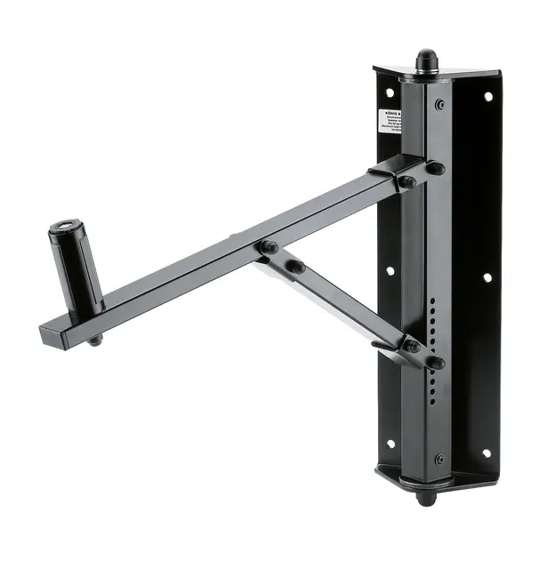 K&M 241-120 Høyt. Veggbrakett 0-22 grad tilt ned 35mm, 50Kg 