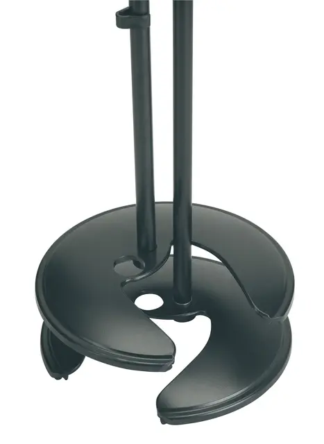 K&M 26075 Mic stat ONE hand, Rund base stackable, U/GALGE 