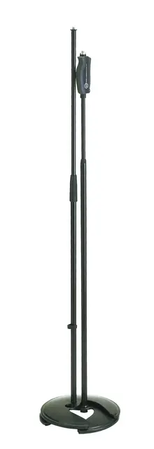 K&M 26075 Mic stat ONE hand, Rund base stackable, U/GALGE 