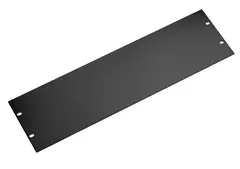 K&amp;M 28220 2U Blind Panel, Sort