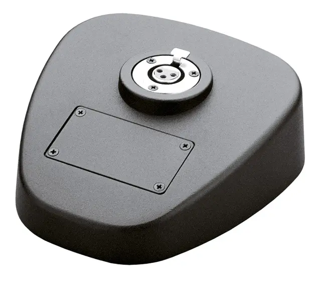 K&M 29390 Microphone table base 3-pin XLR-jack, 2.44kg 